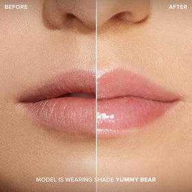 Too Faced applicator close-up illustrating precise application and glossy coverage