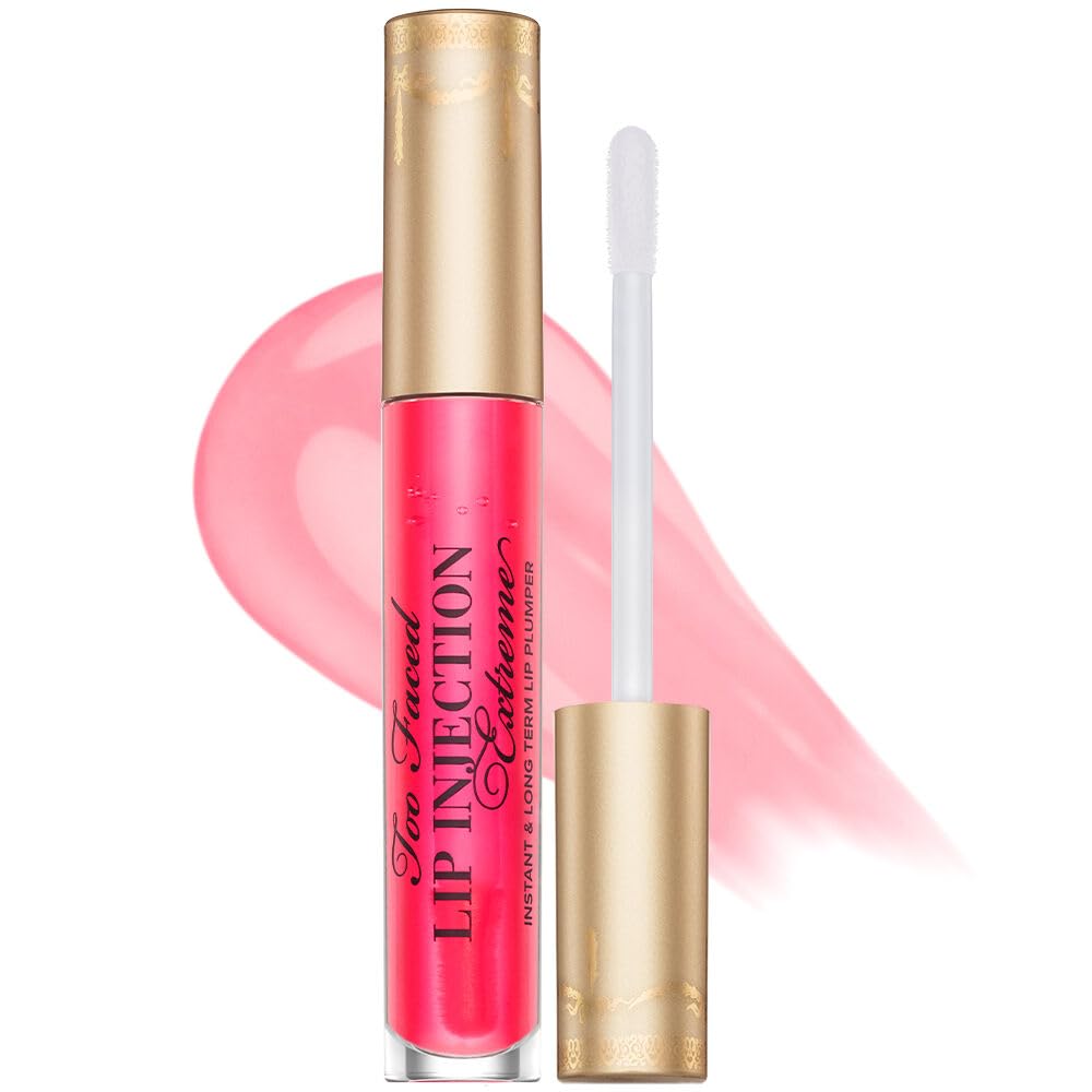 Too Faced front packaging showing Pink Punch gloss and product benefit