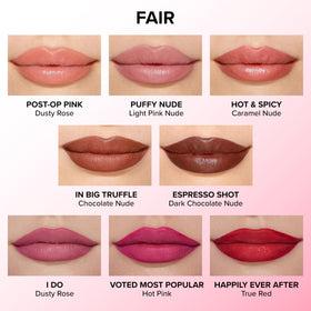 Too Faced label close-up highlighting waterproof longwear benefit