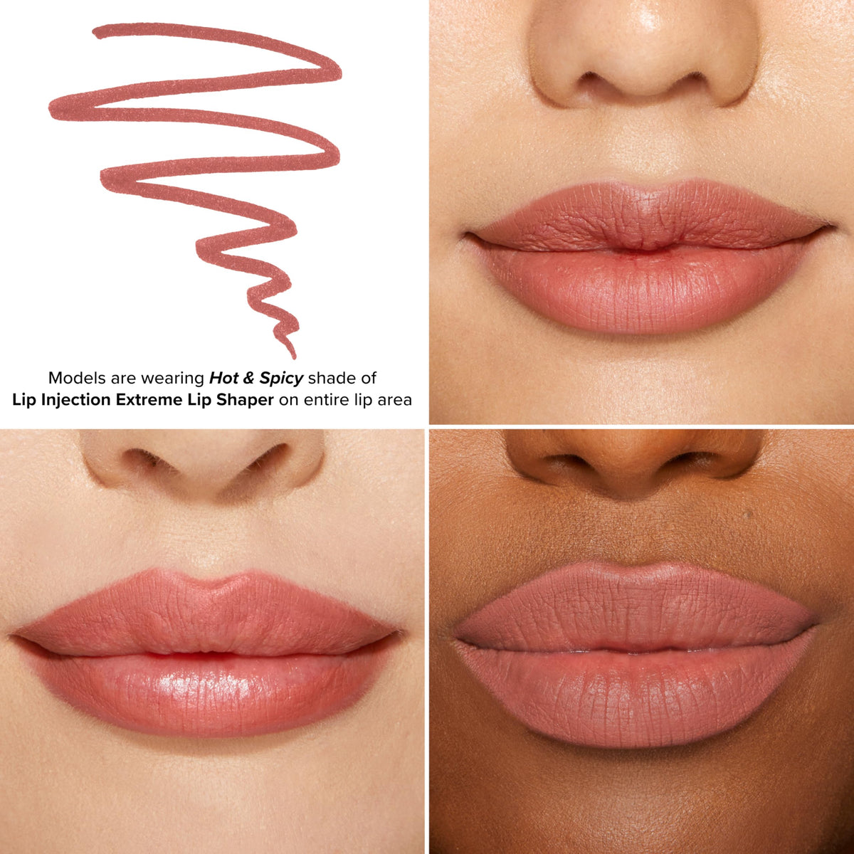 Too Faced lip shaper tip close-up highlighting precision tip and smooth glide for accurate lining