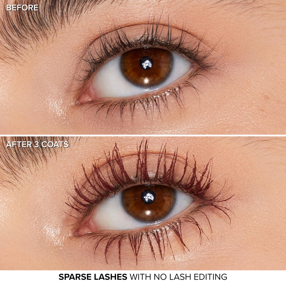 Too Faced open tube with brush detail, highlights precise application
