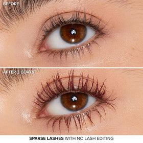 Too Faced open tube with brush detail, highlights precise application