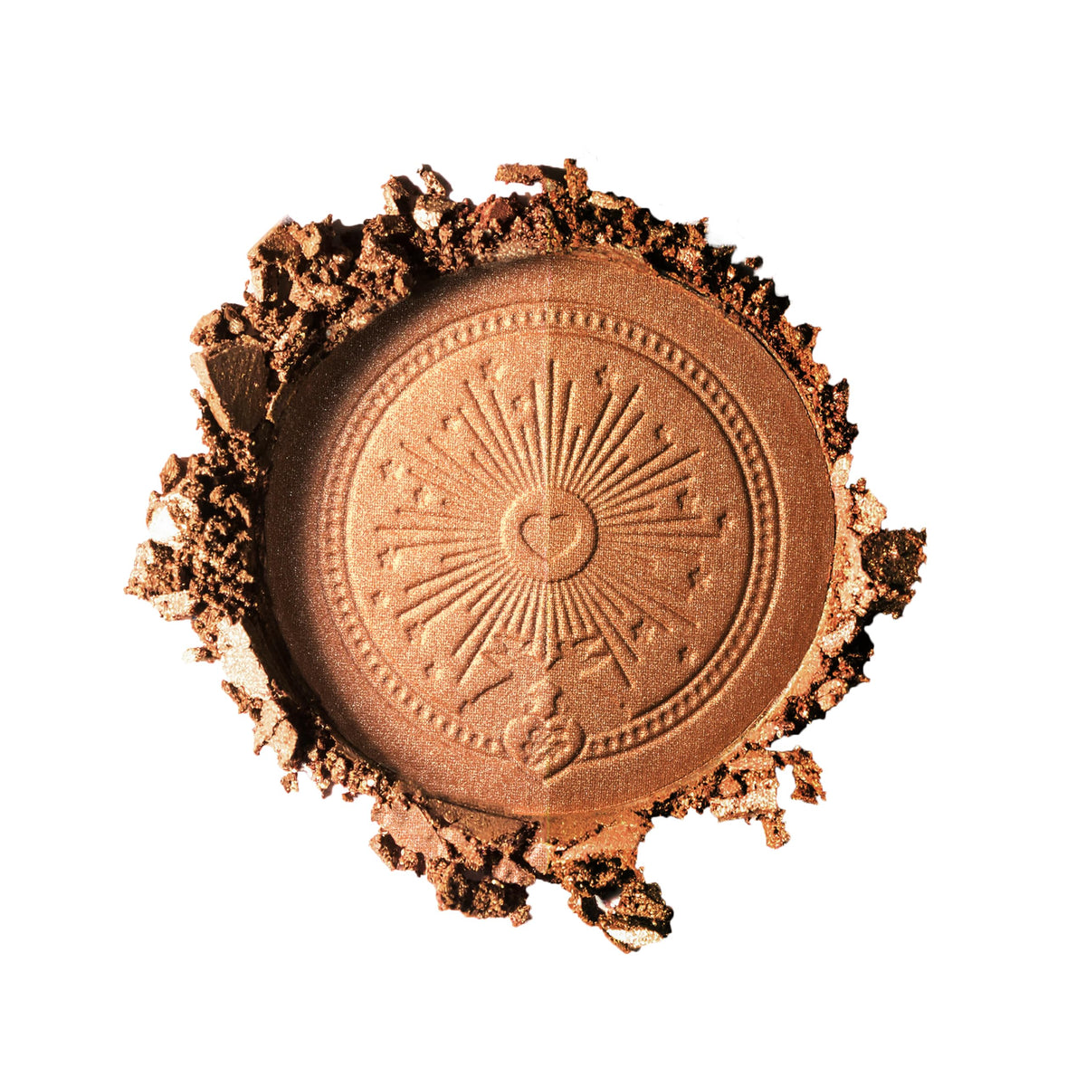 Too Faced open compact displaying dual shades for customizable sun-kissed color