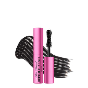 Too Faced travel packaging front showing compact tube and branding, easy portability