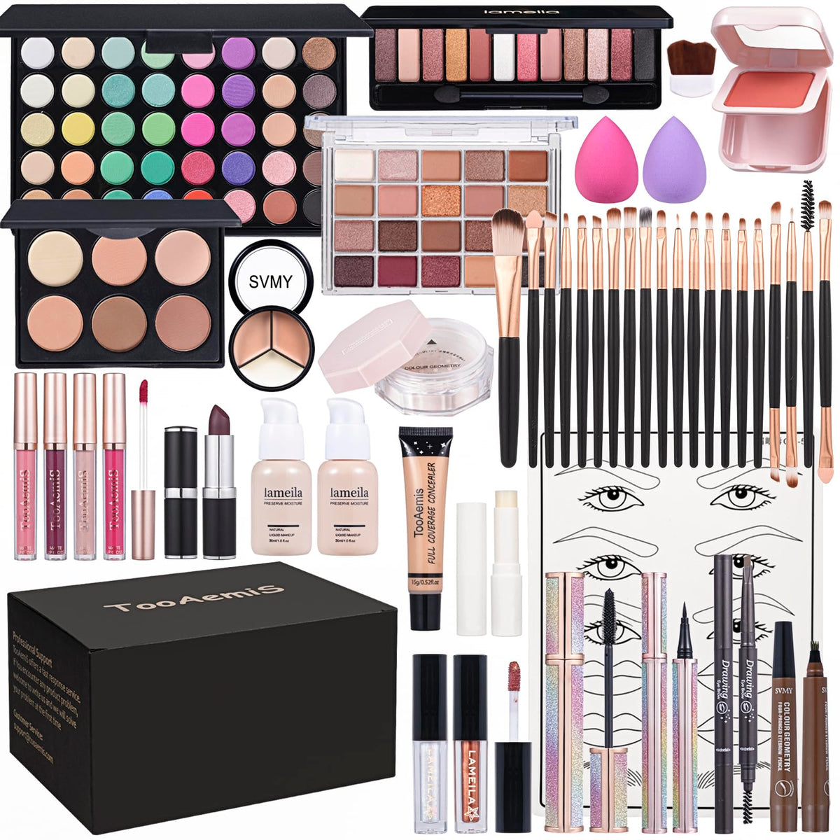 TooAemiS front packaging showing full kit and organized layout for easy use