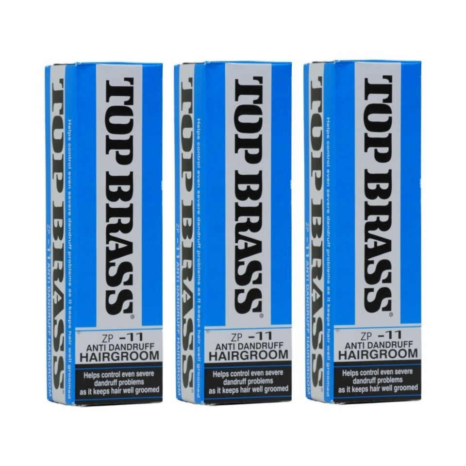 Top Brass front jar showing product branding and size for easy identification
