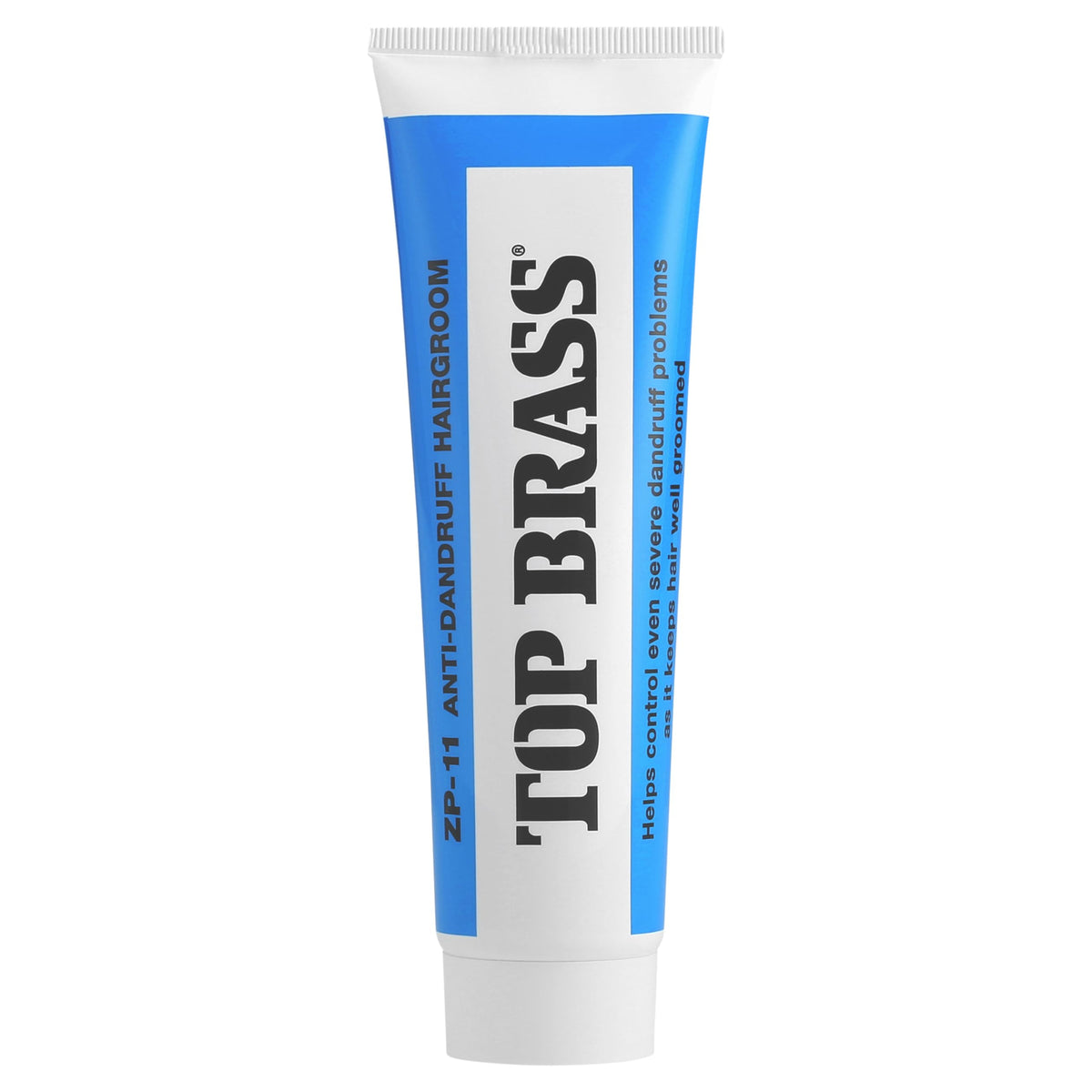Top Brass on bathroom shelf in lifestyle setting showing daily grooming routine