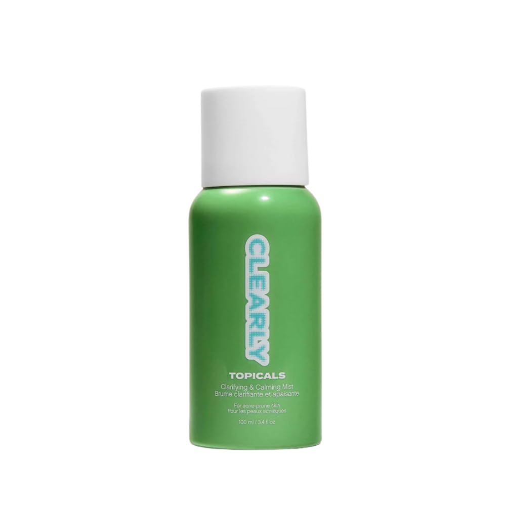 Topicals mist front packaging showing label and 4 fl oz size for clear skin benefits