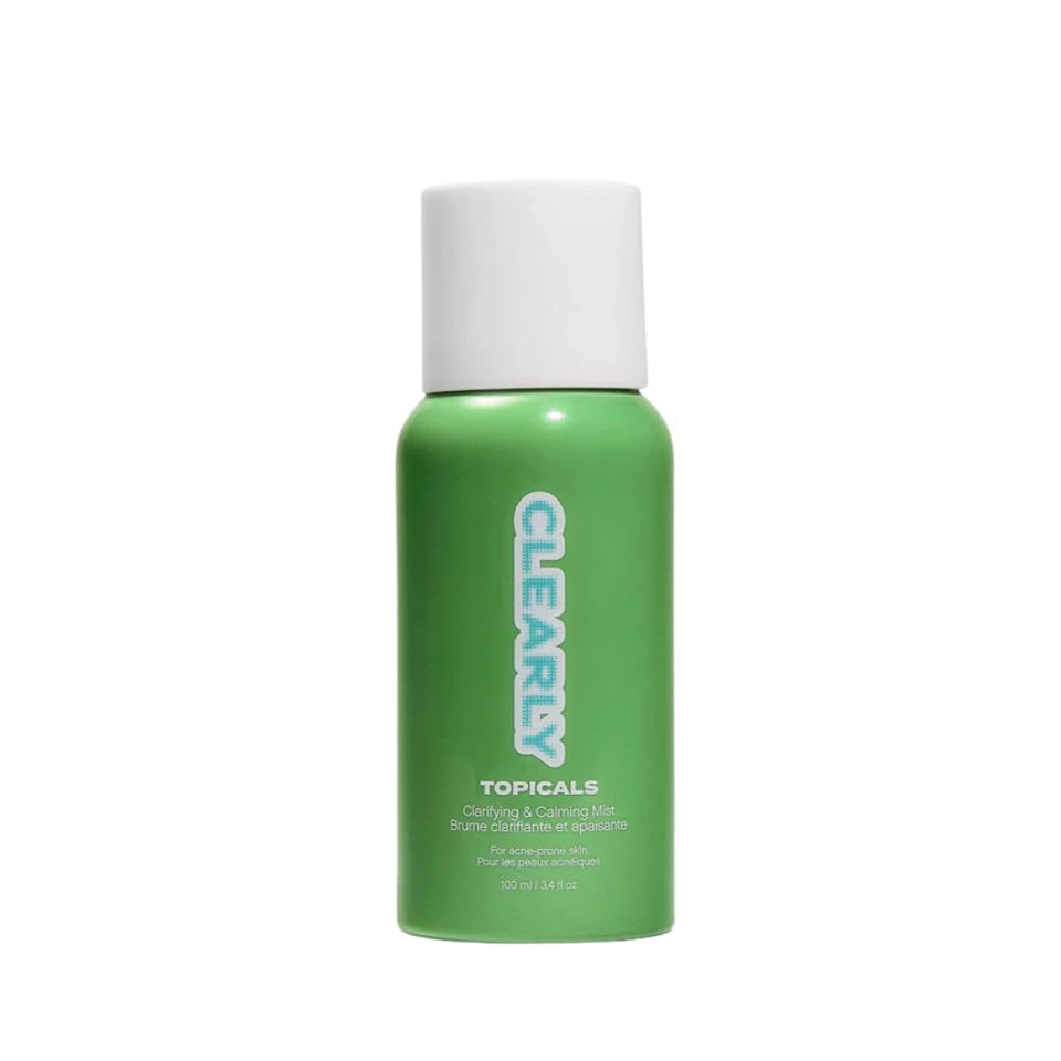 Topicals mist front packaging showing label and 4 fl oz size for clear skin benefits
