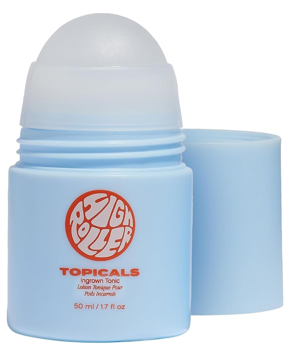 Topicals High Roller front packaging showing bottle and label for easy identification and travel