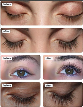 Toplash brush applying serum along upper lashline, supports fuller appearance