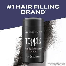 Toppik keratin fibers close-up texture for seamless blending
