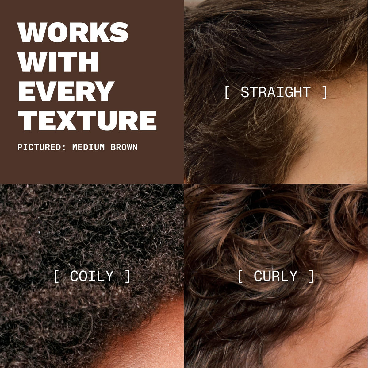 TOPPIK hands applying fibers to thinning area for seamless concealment