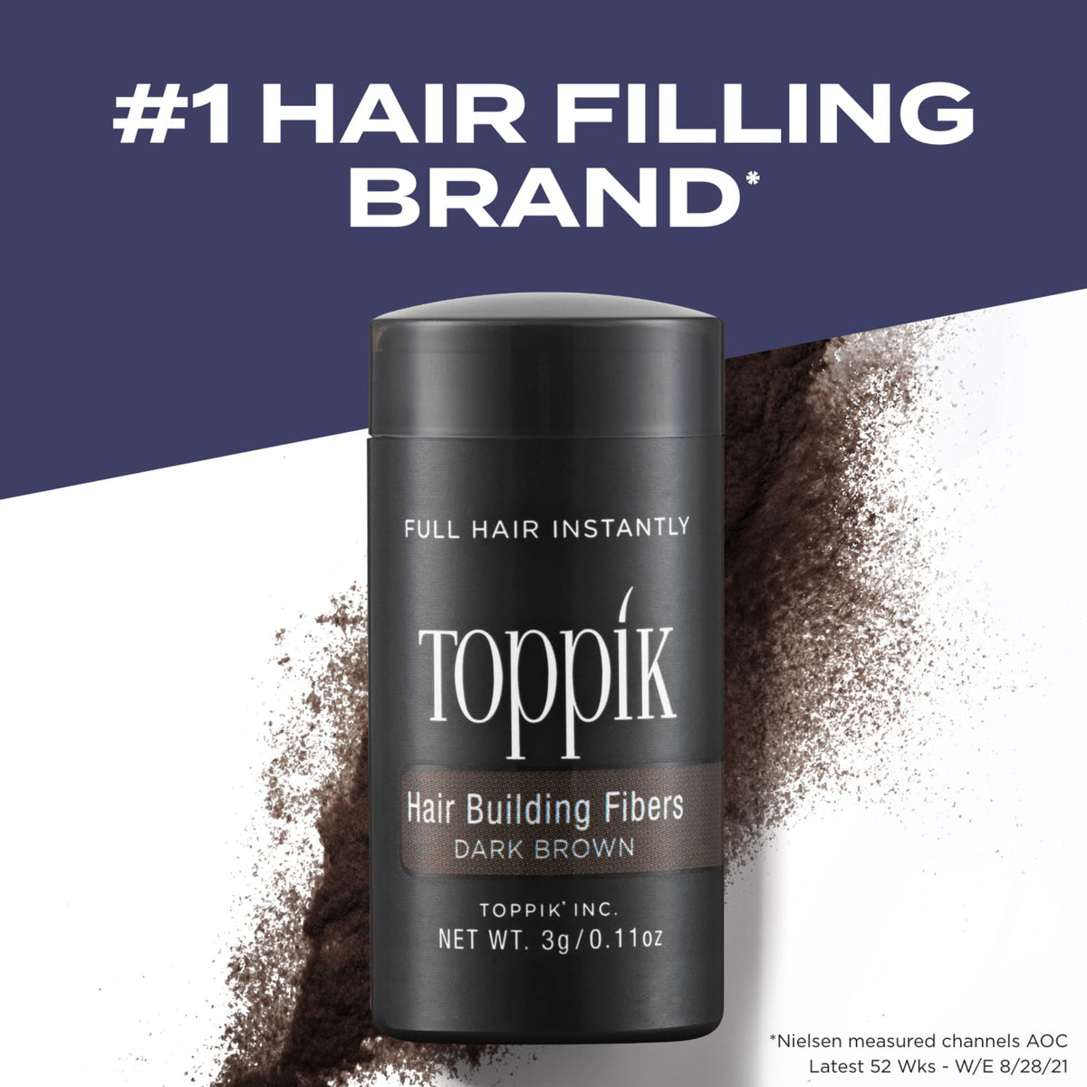 TOPPIK keratin fiber close-up texture highlighting realistic strand-like coverage benefit