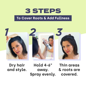 TOPPIK label shade and ingredients close-up highlighting Light Brown color match information