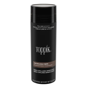 Toppik front packaging showing Medium Brown shade and refill size benefit