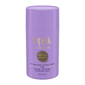 TOPPIK medium brown front packaging showing product and label benefits