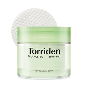 Torriden front packaging showing 60 vegan toner pads and branding benefit
