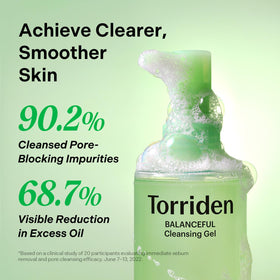 Torriden with Centella leaves illustrating botanical extracts for soothing benefits