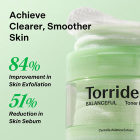 Torriden ingredient label closeup highlighting 5D CICA and gentle acids benefit