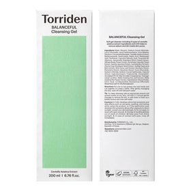 Torriden packaging close-up with FSC label emphasizing sustainable sourcing