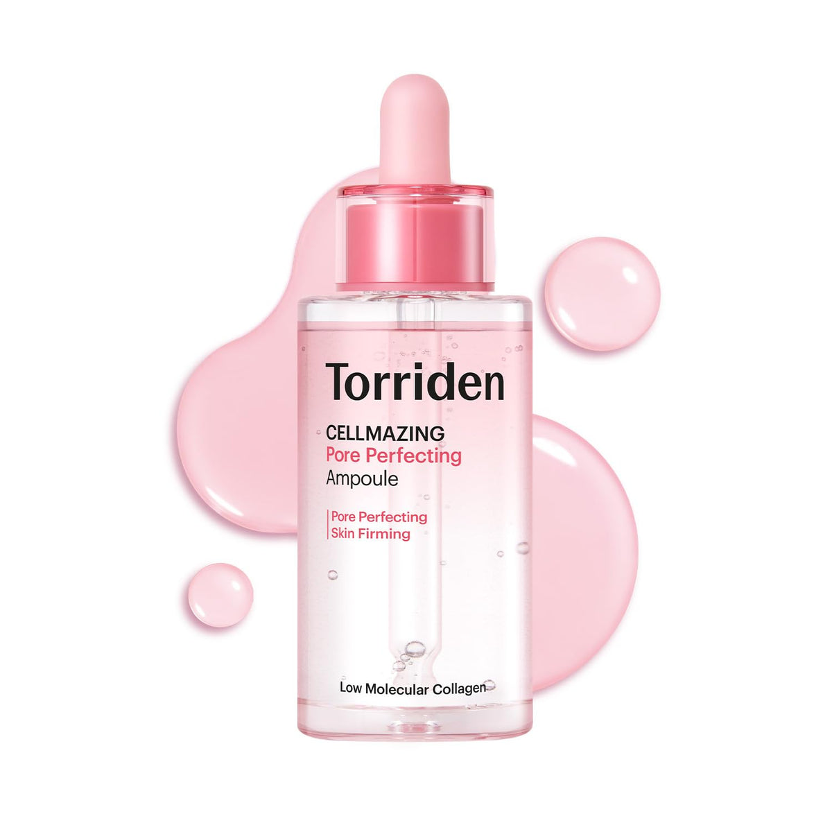 Torriden front bottle shot showing sleek ampoule and clear labeling for clarity