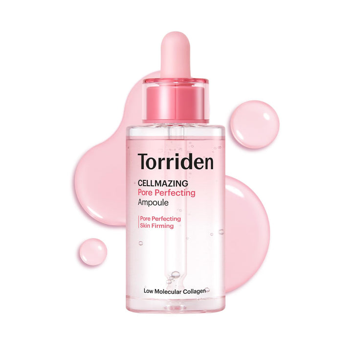 Torriden front bottle shot showing sleek ampoule and clear labeling for clarity
