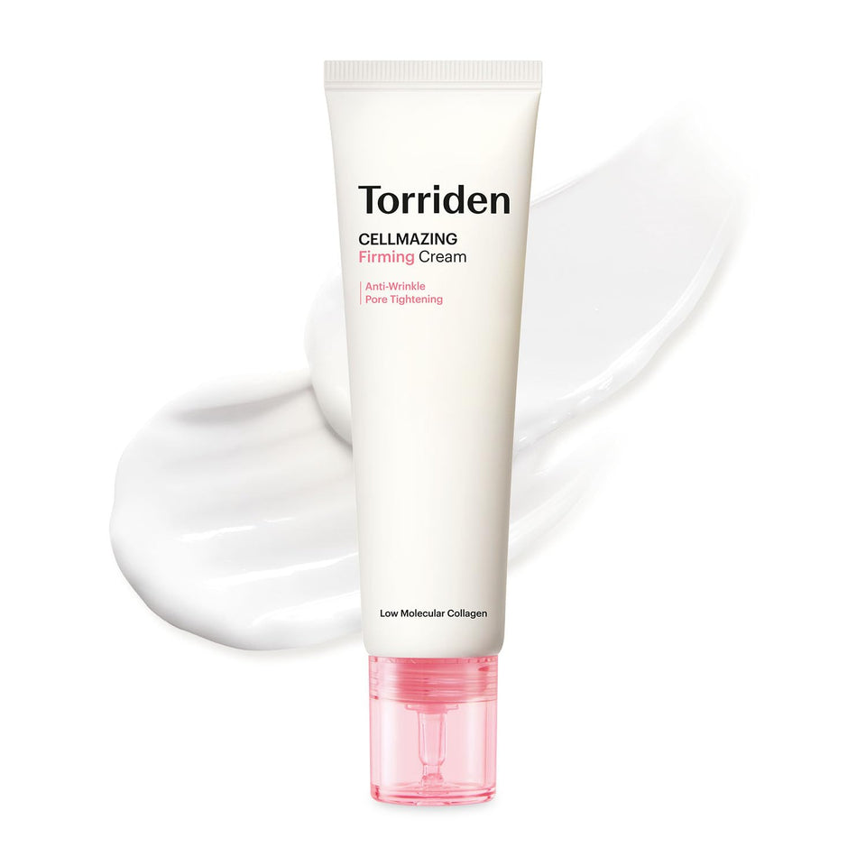 Torriden jar front view showing clean design and firming benefits