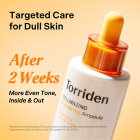 Torriden bottle in hand for scale, compact 30ml travel-friendly size