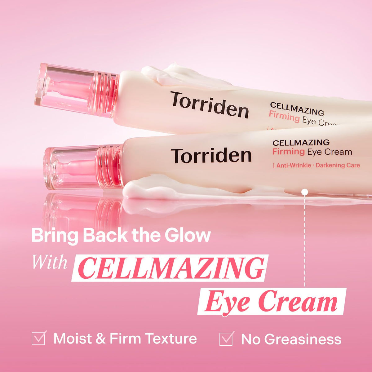 Torriden CELLMAZING ingredient label highlighting collagen and retinol