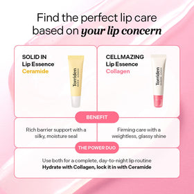 Torriden ingredients label highlighting collagen, peptide, jojoba oil