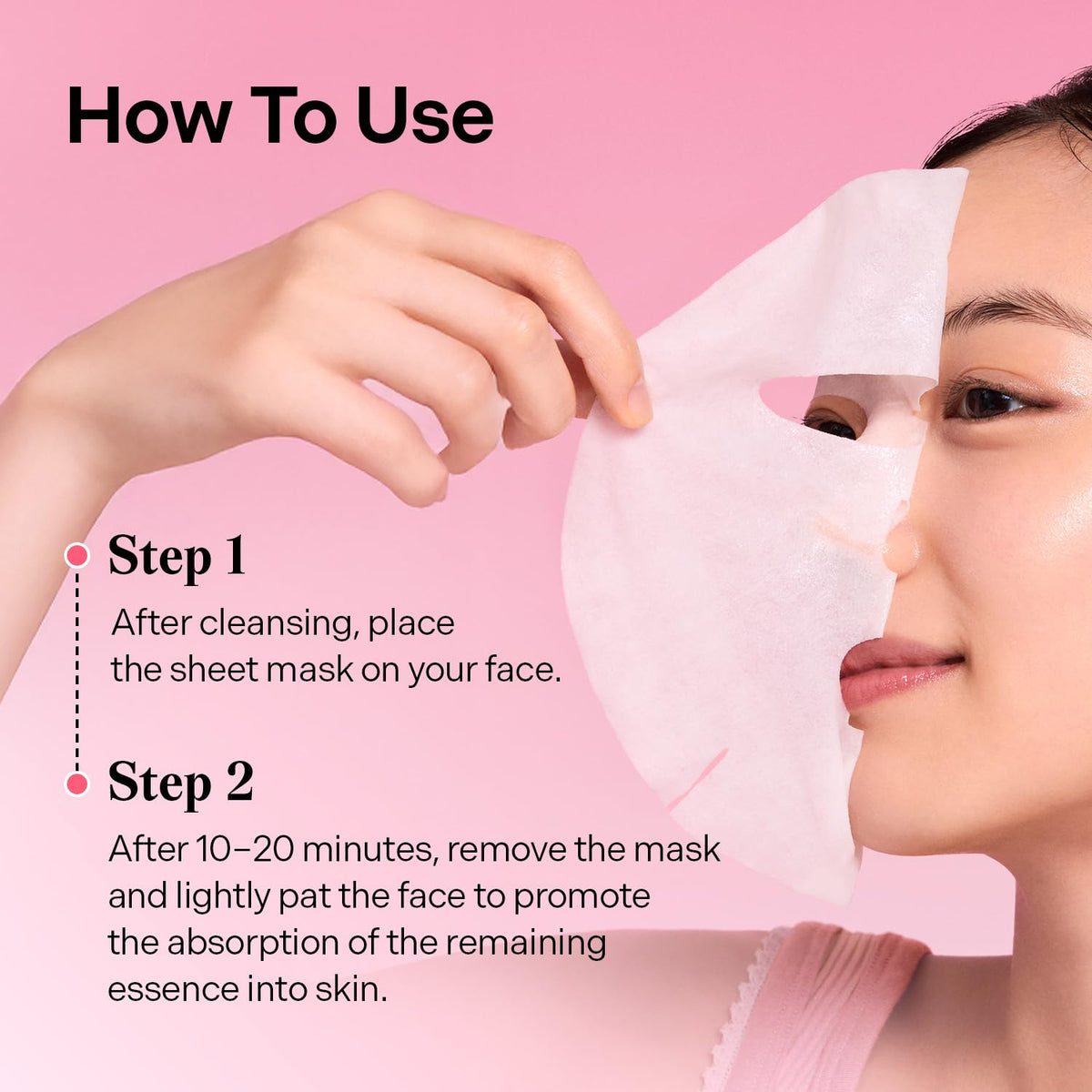 Torriden mask fit side profile showing contouring and pore-targeted coverage