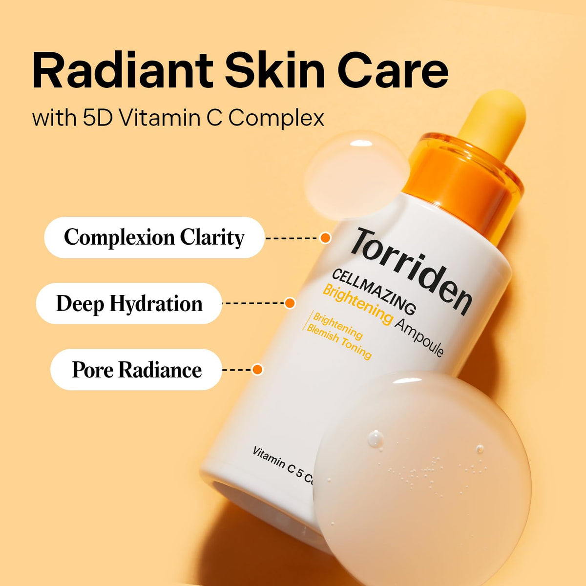 Torriden pipette dispensing ampoule, precise dosing for everyday use