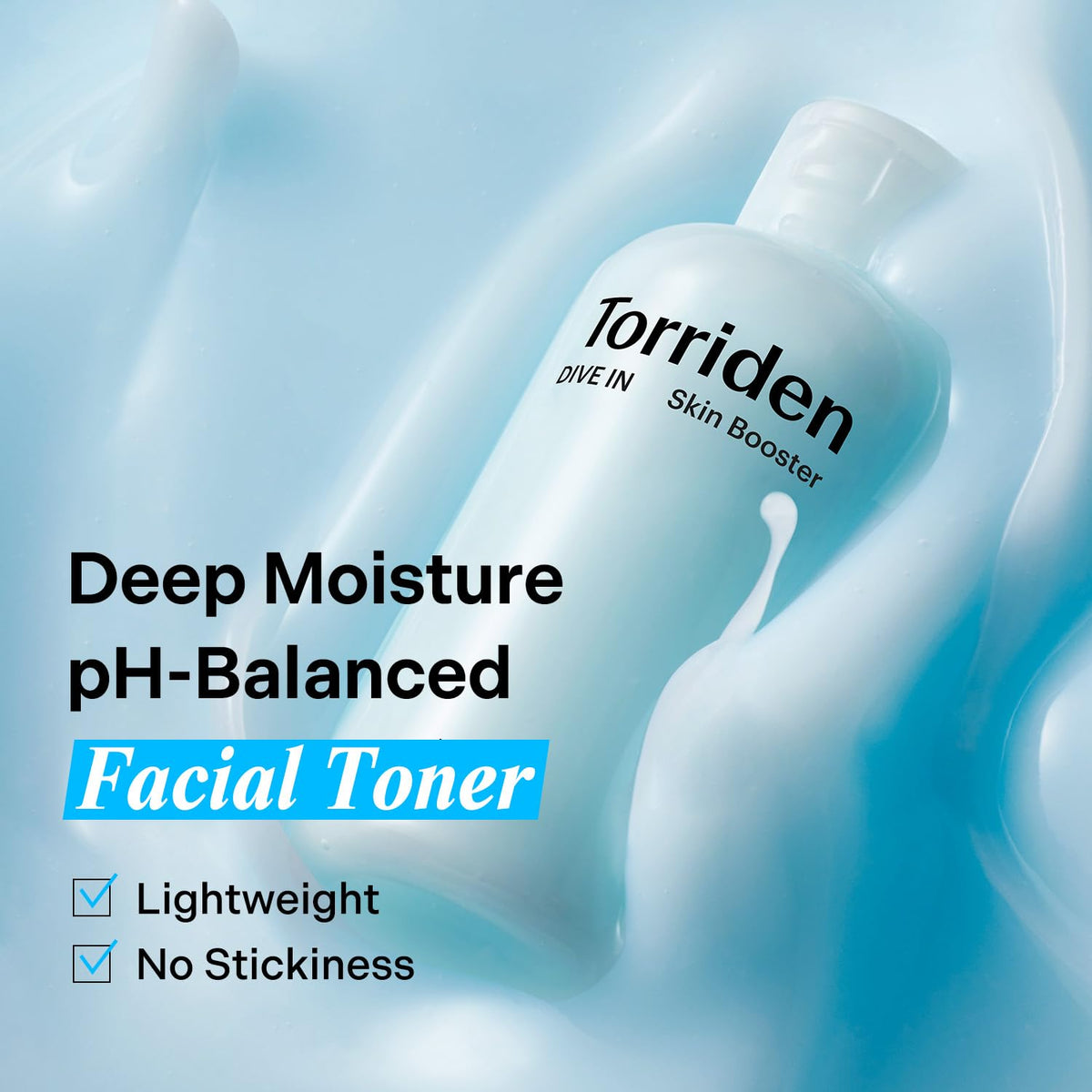 Torriden ingredients label close-up highlighting hyaluronic mix
