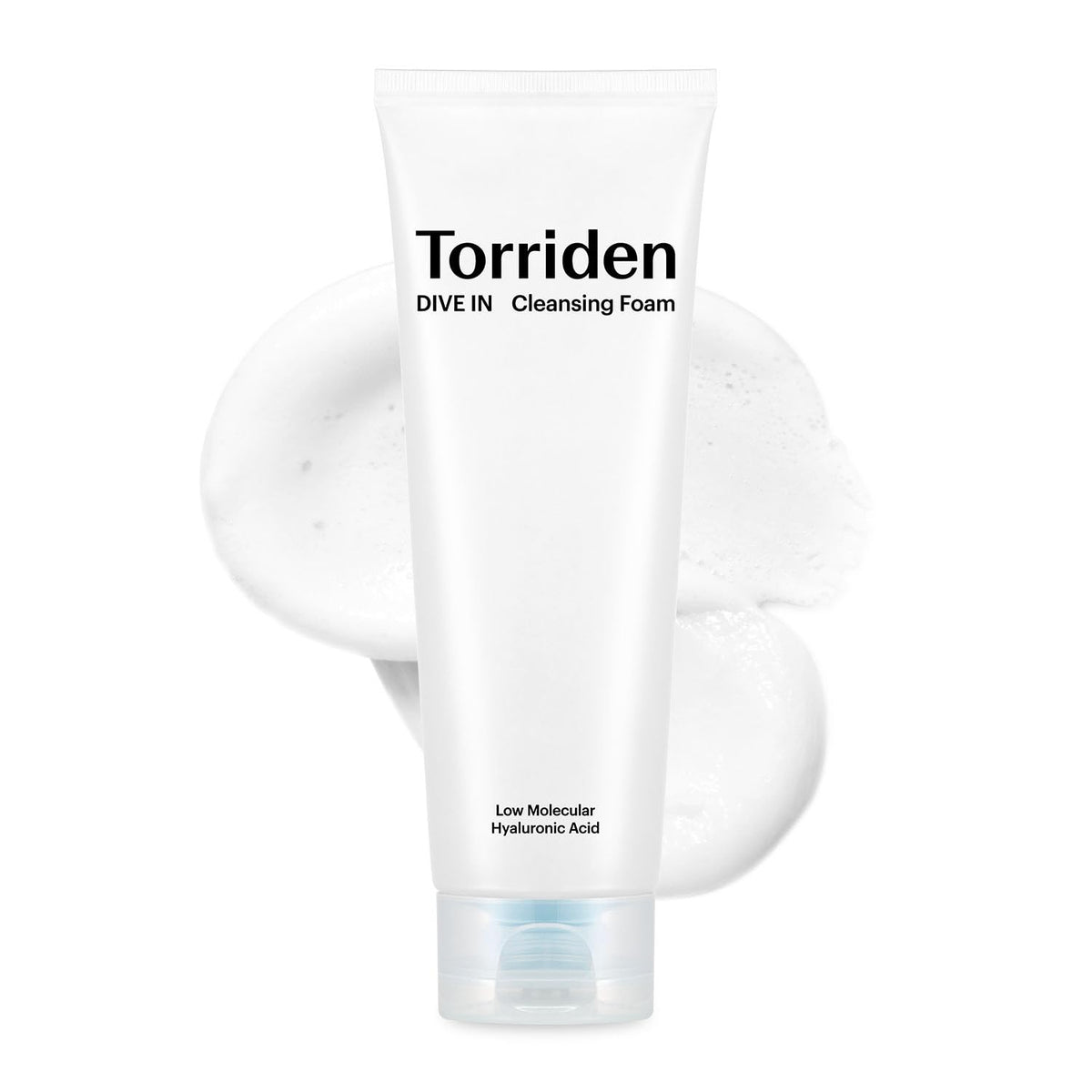 Torriden front bottle view showing minimalist label and hydrating benefit