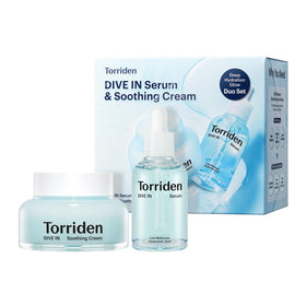 Torriden front packaging showing set and clear product benefits