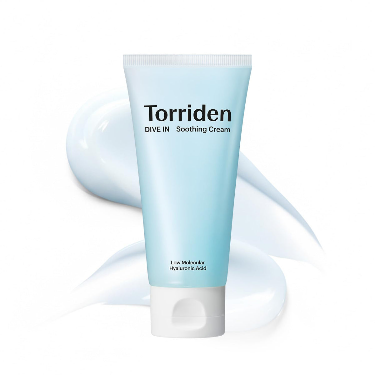 Torriden front tube showing product branding and 100ml size, clear identification benefit