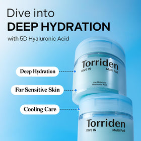 Torriden close-up of pad texture highlighting soft cotton and silky serum