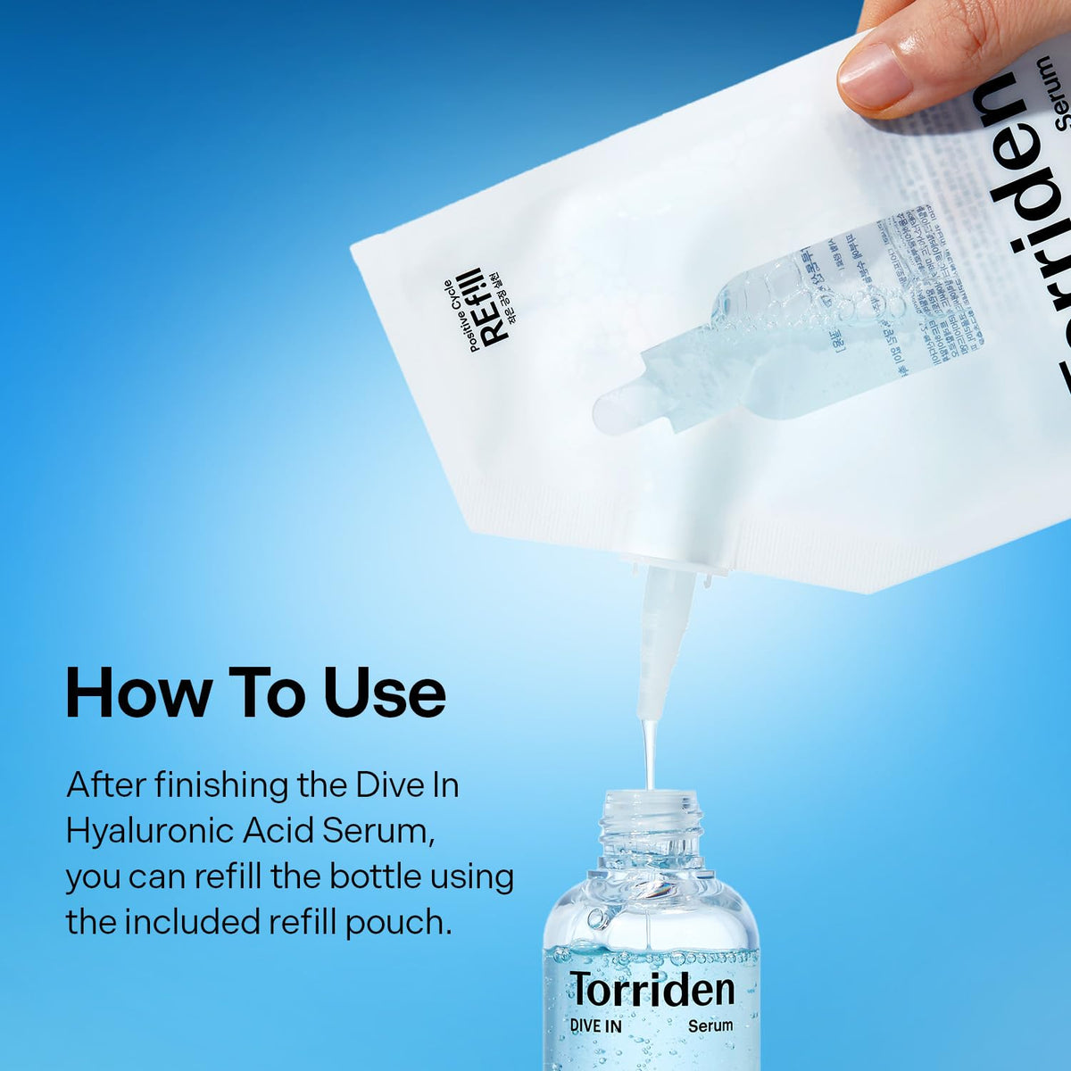 Torriden bottle next to measuring tape showing 1.69 fl oz scale
