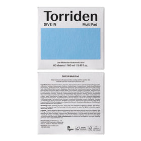 Torriden recyclable packaging detail emphasizing sustainable materials