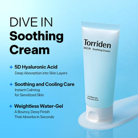 Torriden gel-cream texture close-up highlighting bouncy, quick-absorbing hydration benefit