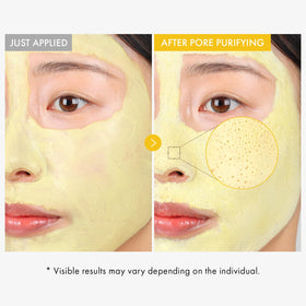 TOSOWOONG application on face demonstrates cooling, quick-dry pore-cleansing effect