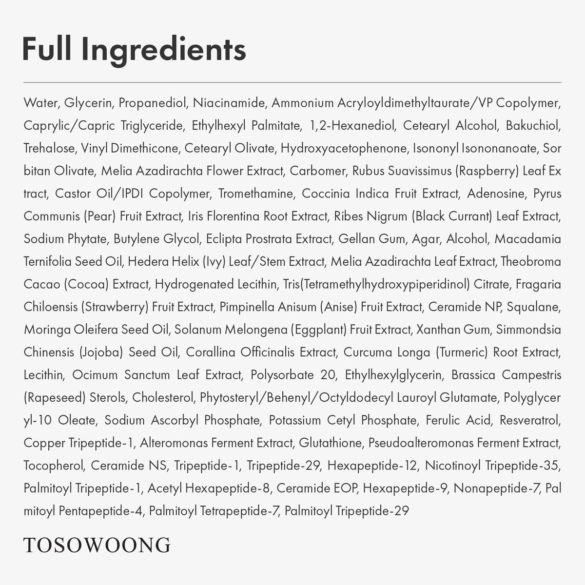TOSOWOONG jar on bathroom vanity in a skincare routine setting for daily use