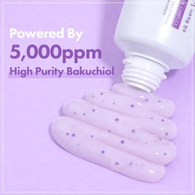 TOSOWOONG close-up of microcapsules releasing bakuchiol for fresh potency