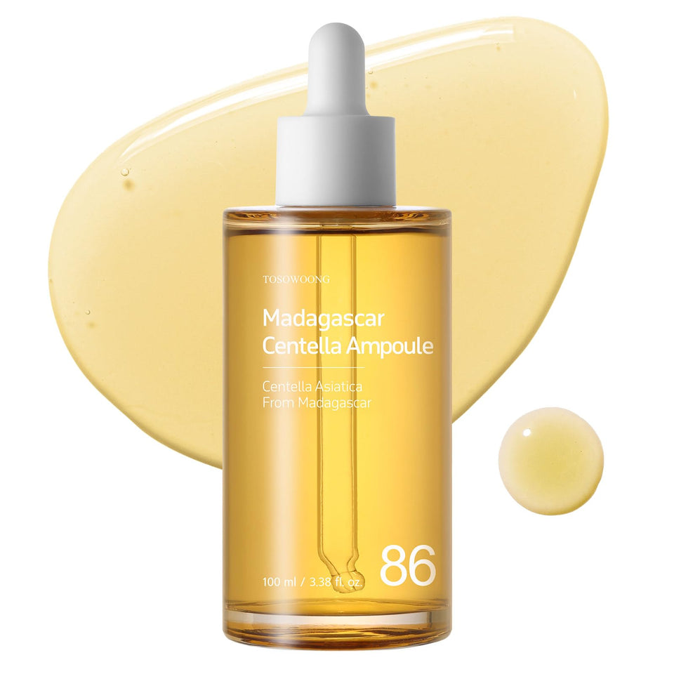 TOSOWOONG bottle front view showing label and soothing centella benefits