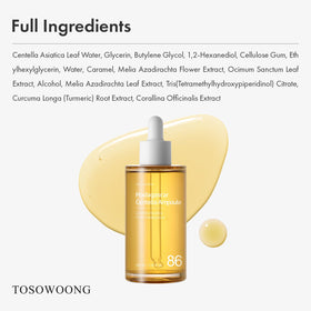 TOSOWOONG ampoule placed on bathroom shelf illustrating daily routine use