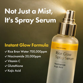 TOSOWOONG nozzle spraying fine mist for instant hydration