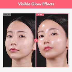 TOSOWOONG mask being applied with silicone brush for even coverage