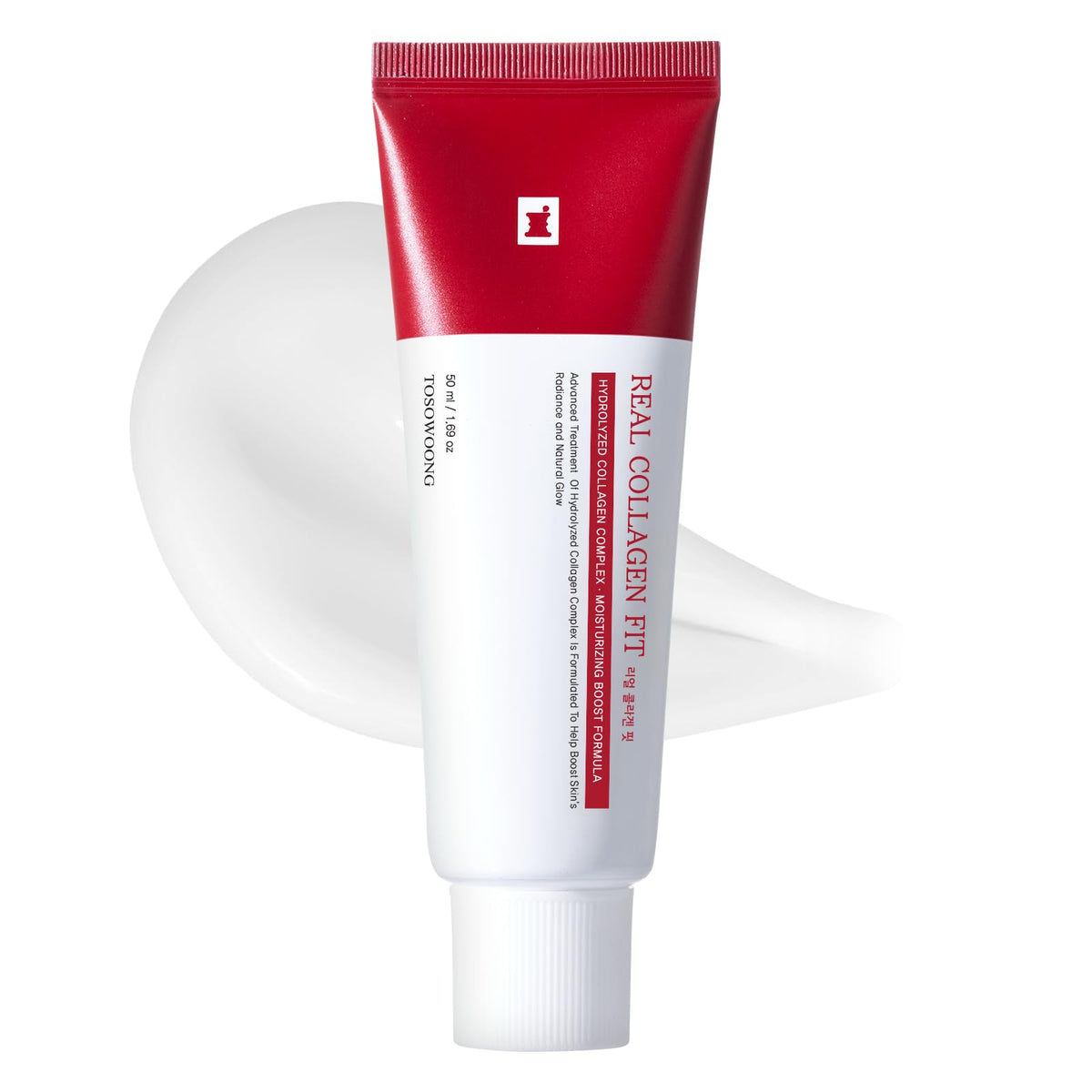 TOSOWOONG jar front view showing label and collagen mask benefit