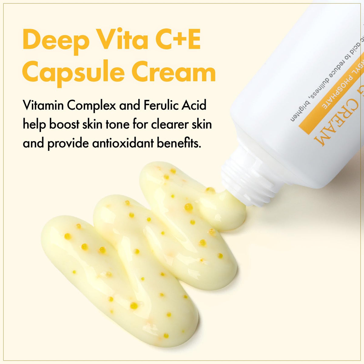 TOSOWOONG close-up of yellow dissolvable capsules highlighting delivery and potency